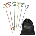 thumbnail image 1 of Sunnydaze Piquets Porte-Boissons/boissons d'Extérieur pour Pelouse, 6 Pk, Orange, Rouge, Vert, Jaune, Bleu et Violet, 1 of 8