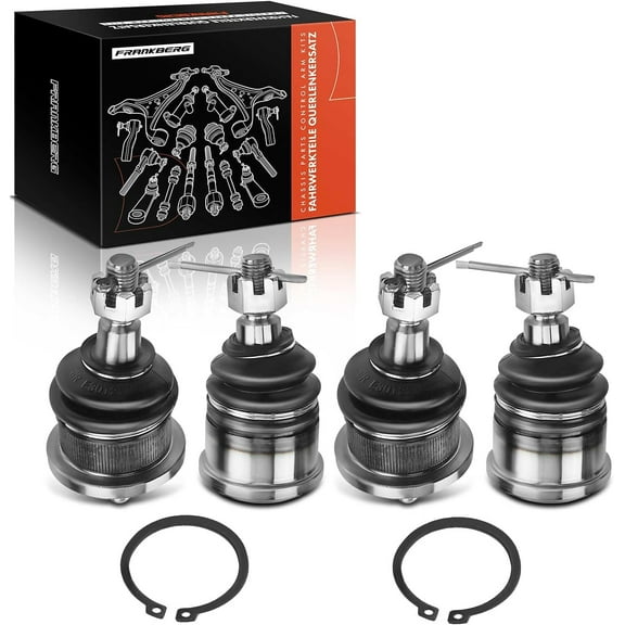 A-Premium Set of 4, Front Lower Ball Joint & Front Upper Ball Joint, Compatible with Honda Accord 1998-2002, Odyssey 1995-1998, Acura CL 1997-2003, TL 1999-2003, Isuzu Oasis 1996-1999# K9643 K90336