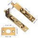 thumbnail image 2 of Uxcell 2 Pcs Pestillo Empotrado 4" x 0.87", Cerradura de Puerta Francesa de Acero Inoxidable con Deslizamiento Oculto, Pestillo para Puerta Doble de Madera Compuesta, Tono de Latón, 2 of 6