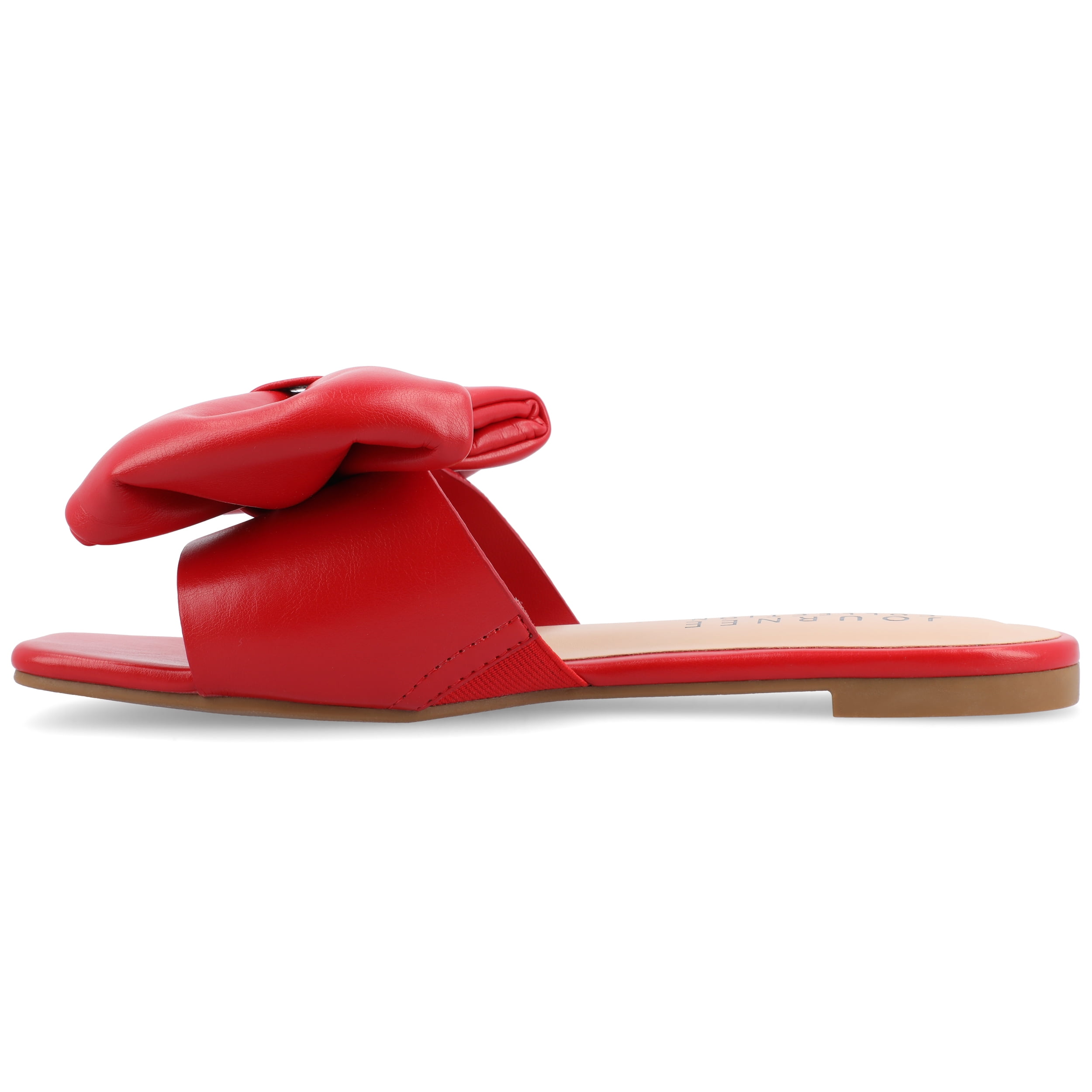Journee Womens Fayre Slip On Flat Sandals, Widths Available