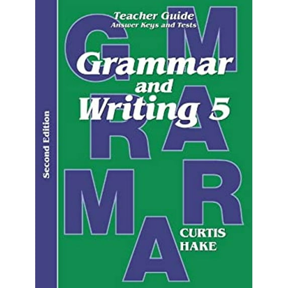 Pre-Owned Grammar and Writing 5 (Stephen Hake Grammar), 9780544044258, 0544044258, Paperback, Answer Key edition
