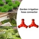 thumbnail image 4 of 2 uds manguera de acoplamiento rápido Y conector 3 vías jardín tubería de agua herramientas de riego Hugtrwg  Para estrenar, 4 of 5