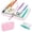 7 Day Pink#002, variant on Pill Pouch Organizer Binder Waterproof Set 7 Case Travel for Bags Inside Zipper Day Medicine Weekly Reusable Portable Large Holder Daily Container Zippered Storage Purse Use(Light Gray)
