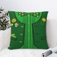 thumbnail image 4 of Honeii St Patrick's day Print Throw Pillow, Square Decorative Pillow Forms Soft Fluffy Plump Pillow Decorative Pillow Inserts,Couch Pillows-12"x12", 4 of 7