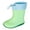 Green, variant on Rainboots Boots Boys Kids Rain Boots Girls Boots Waterproof Boys Rain Boot Non Slip Rubber Boot Ankle Mud Booties Size 11 (Blue,Little Kids 11)
