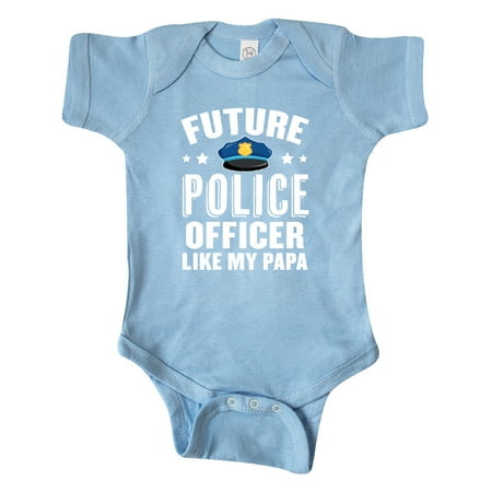 

Inktastic Future Police Officer Like My Papa Gift Baby Boy or Baby Girl Bodysuit