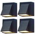 thumbnail image 1 of 4X 3W Moderno Minimalista  Lámpara de pared impermeable al aire libre LED Luz de jardín al aire libre Luz de puerta Balcón Balcón Luz de jardín  cálido, 1 of 1