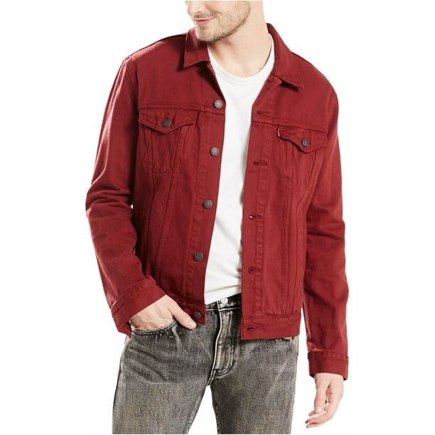 Chamarra roja levis hotsell