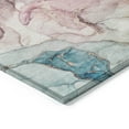 thumbnail image 4 of Addison Rugs Chantille Indoor/Outdoor Contemporary Watercolors Blue Washable Rectangle Rug, 5' x 7'6", 4 of 6
