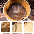 thumbnail image 2 of 600Pcs Coffee Filter Natural Unbleached Coffee Filters Cone Paper Disposable Coffee Filters for pour Over and Drip, 2 of 6