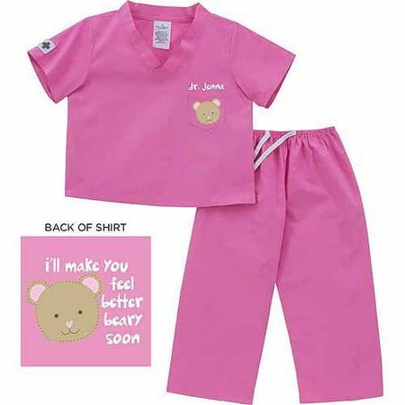 Personalized Bear Scrubs, 6 month to 24 months