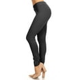 thumbnail image 2 of Women's Solid Casual Comfy Basic Soft Elastic Waistband Low Rise fit Jegging Pants, 2 of 3