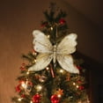 thumbnail image 7 of geerera Glittering Butterflies Christmas Ornaments, Wreath and Ceiling Decor, Holiday Tree Hanging Accents, for Wall Displays, Festive Themes, Gift Presentations, 7 of 7