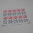 thumbnail image 4 of VONKY 10PCS/Set No Smoking In This Vehicle Stickers Signs Vinyl Warning Mark Safety Decal Cars Taxi Auto Styling, 4 of 7