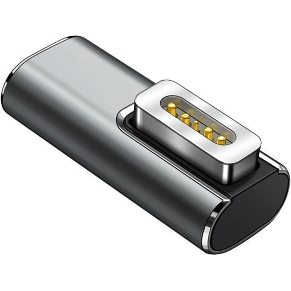 Compatible for Magnetic L-Tip USB C to MagSafe 1 Adapter, 100W PD Fast Charging for MacBook Pro Air (Pre-2012 Mid) Power Supply Replacement