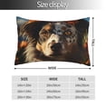 thumbnail image 2 of Kdxio Cotton Pillow Cases 14"x20" Pillowcases,Soft and Breathable Bedroom Pillow Cases-Flower Crown Dog-No Pillow Core, 2 of 5