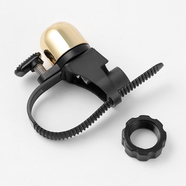 Bocina De Bicicleta Impermeable MTB Carretera Bicicleta Cuerno Ciclismo Bicicleta 1.8-3.2cm Manillar Campana (Oro) Likrtyny Accesorios para bicicletas