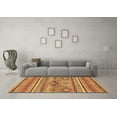 thumbnail image 3 of Ahgly Company Indoor Rectangle Abstract Brown Modern Area Rugs, 2' x 4', 3 of 4