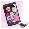 thumbnail image 2 of The Northwest 1STU-23600-0007-OOF 50 x 60 in. Cartoon Network Steven Universe Three Stages of Pink Silk Touch Throw Blanket, 2 of 2