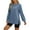 Sky Blue, variant on Ruyang Women's Crewneck Sweatshirts Trendy Oversized Long Sleeve Tops Pullover Clothes 2024 Lady Sweatshirts Women