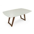 thumbnail image 6 of Herval 7 Piece Modern Wood Dining Set with Cane Back Chairs in Almond Oak, 6 of 12