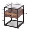 thumbnail image 5 of VECELO (Set of 3) Bedroom Set with Upholstered Bed Frame and Nightstand, 5 of 6