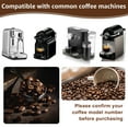 thumbnail image 5 of Austok Stainless Steel Coffee Capsule Set for Essenza Mini C30 Reusable Coffee Pod Coffee Refillable Capsule with 100 Foil Lids Coffee Cups Espresso Pods for Coffee, 5 of 10