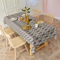 thumbnail image 2 of Brown Bigfoot and Pine Tree Pattern Rectangle Tablecloth 60"x102",Waterproof Polyester Rectangle Table Cloth, Wipeable Spillproof Polyester Tablecloth for Dining, Camping, Indoor and Outdoor, 2 of 6