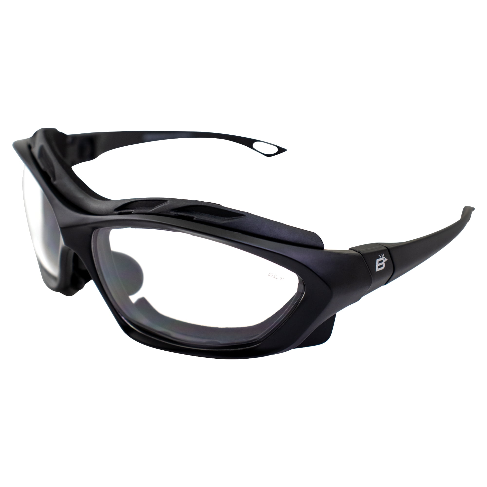 Birdz Eyewear Canopy Motorcycle Sunglasses – ANSI Z87.1, Foam Padded, Converts To Goggles, Anti-Fog Clear & Yellow Lenses - View #13