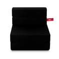 thumbnail image 3 of Sofá cama plegable individual color Negro estilo Puff Atlas del descanso, 3 of 7