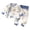 Dark Blue, variant on Linfrsh Baby Boy Fall Outfits 6 12 18 24 Months 2T 3T 4T 5T Toddler Girl Clothes Fall Outfits Fall Outfits Contrast Color Long Sleeve Sweatshirts and Pants 2Pcs Clothes Set (Red,9-12 Months )