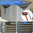 thumbnail image 3 of 2PCS Condenser Air Conditioner Evaporator Coil Fin Cleaning Brush, Air Conditioner Condenser Coil Fin Comb, 3 of 7