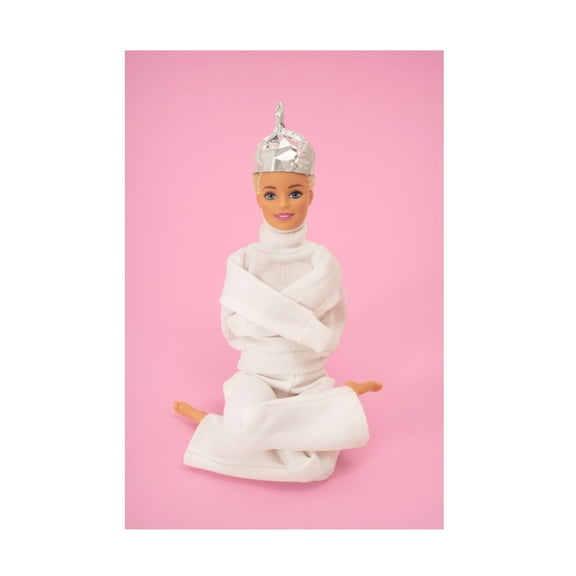 Canvas Wall Art - Julia Ramiro 'Mentalhealth' Wall Art for Living Room, Bedroom, or Office D?cor by Trademark Fine Art - 12 x 19 Inches