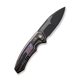 thumbnail image 2 of WE Knife Hyperactive Frame Lock 23030-4 Vanax Flamed Black Titanium Knives  Cuchillo, 2 of 4
