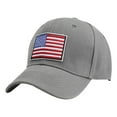 thumbnail image 2 of idosla American Flag Baseball Cap for Men Women, Tactical-Inspired Patriotic Design with USA Flag Embroidery & Adjustable Fit (Grey, One Size), 2 of 3
