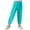 Light Blue, variant on Plebaso Boys Girls Cotton Pants Casual Baggy Jogger Pants Elastic Waist Solid Color Kids Long Bloomers