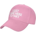 thumbnail image 2 of I Just Came Here to Fart Trucker Hat Men Women Baseball Cap Dad Hat Adjustable Black, 2 of 7