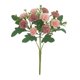 thumbnail image 2 of Flores Artificiales de Seda, 10 cabezas de Pintura al Óleo, Crisantemo y Hortensia, Rosa, 2 of 4