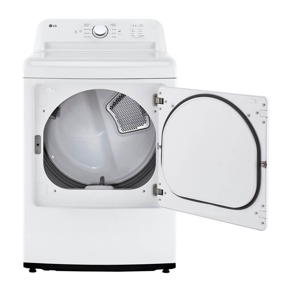 LG DLG6101W 7.3 Cu. Ft. White Smart Gas Dryer with Sensor Dry