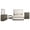 Taupe, variant on Durango 4-piece Queen Bedroom Set Smoked Peppercorn
