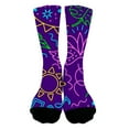 thumbnail image 3 of Compression Socks for Women Cute Animal Knitted Mid Calf Soft Comfort Mens Socks Pink One Size, 3 of 8