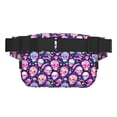 thumbnail image 3 of Fotbe Skull mushroom colorful cute Cangurera Cuadrada con Estampado de Doble Capa, Bolsa de Cintura Ajustable Mini para Hombres y Mujeres, 3 of 9