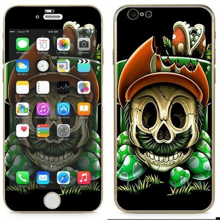 Skin Decal Vinyl Wrap For Apple Iphone 6/6S / Gangster Mario (Best Gangster Games For Iphone)