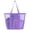 Big purple, variant on Extra Large Waterproof Meshes Hand Bag Shopping Bags For Family Beach Trip And Daily Use With Multiple Pockets