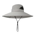 thumbnail image 1 of Sombrero tipo pescador de malla transpirable con ala ancha y ajuste regulable, protección UV, ideal para actividades al aire libre y plegable., 1 of 8