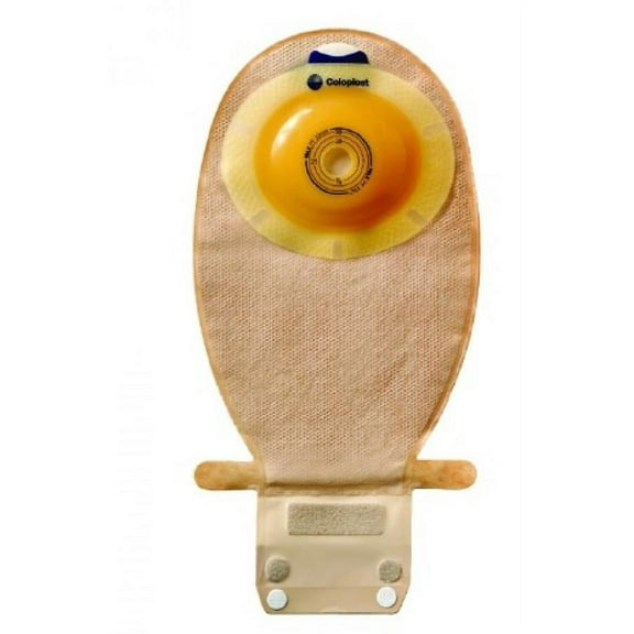 SenSura EasiClose Filtered Ostomy Pouch, One-Piece System, 11.5 Inch Length, Max, 1 to 1/8 Inch Stoma, Drainable, Opaque, 10 Count