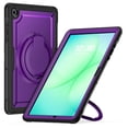 thumbnail image 2 of FJLBDE Case for Samsung Galaxy Tab A11+ Plus 11 Inch 2025/A9+ Plus 2023 with 360 Rotating Stand, Shoulder Strap, Heavy Duty Shockproof Cover, Purple, 2 of 7