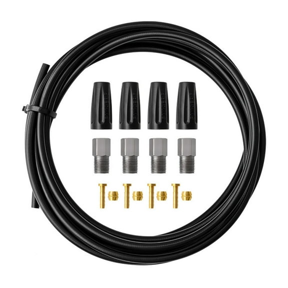 Ladaidra Brown fhgksm Bicycles Brake Cable and Housing Cable Set Bike Hydraulic Disc Brake Cable