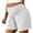White, variant on Miqool Maternity Shorts with Pockets Over The Belly Drawstring Casual Pregnancy Shorts for Athletic Yoga Workout