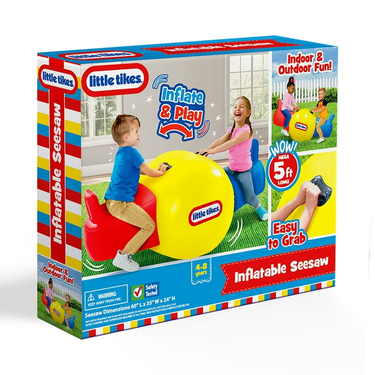 Little Tikes Inflatable Seesaw Rocker, Blue photo 1